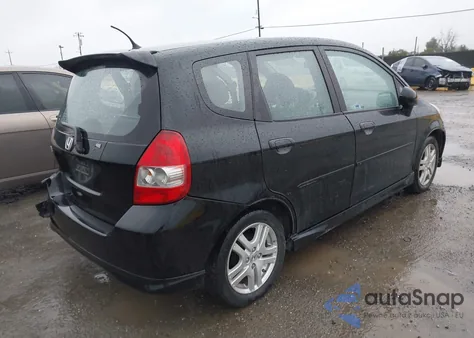 2008 Honda Fit Sport z USA, uszkodzony, nr VIN JHMGD38648S057989